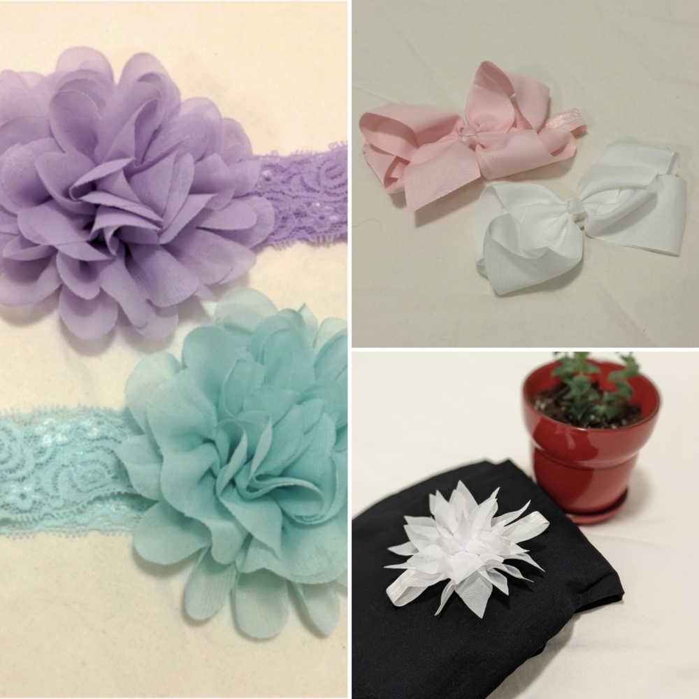 Set of baby headbands